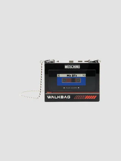Moschino Women's Walkbag Clutch In Black Multi