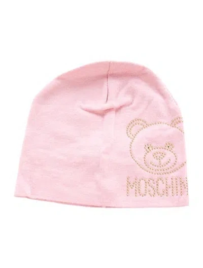 Pre-owned Moschino Women's Wool Beanie W/tags In Pink