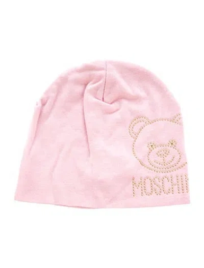 Pre-owned Moschino Women's Wool Beanie W/tags In Pink