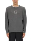 Moschino Wool And Cashmere Pullover Laurel Crown Embroidery