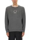Moschino Wool And Cashmere Pullover Laurel Crown Embroidery