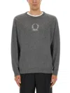 Moschino Wool And Cashmere Pullover Laurel Crown Embroidery