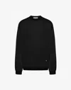 Moschino Wool And Silk Pullover Golden M In Black