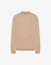 Moschino Wool And Silk Pullover Golden M In Neutral