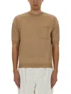 Moschino Couture Beige Wool Silk Sweater In Brown