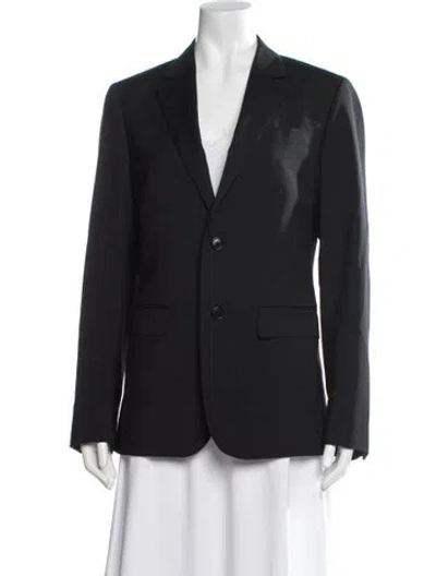 Pre-owned Moschino Wool Blazer In Gray