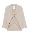 Moschino Almond Safety Pin Jacket In Neutral