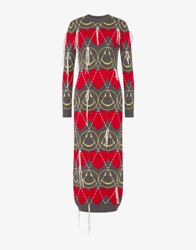 MOSCHINO WOOL BLEND DRESS SMILEY®