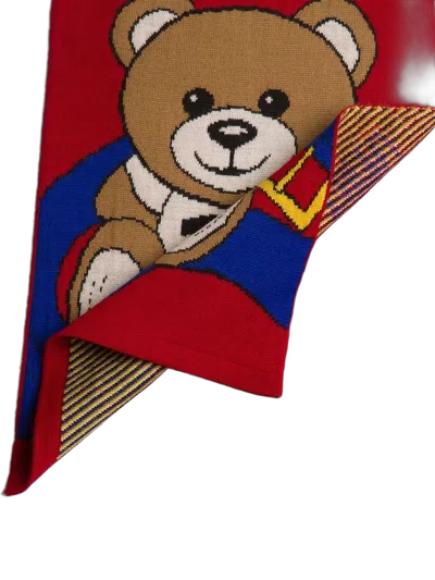 Moschino Wool Blend Scarf In Multi