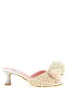 Moschino Wool Blend Sheep Appliqué Mule In White