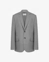 Moschino Single-breasted Tailored Blazer In Gray