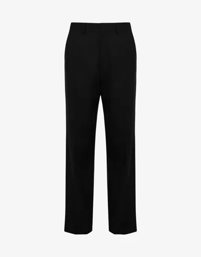 MOSCHINO WOOL CANVAS PANTS