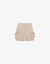 Moschino Wool Canvas Shorts Slippers In Multi