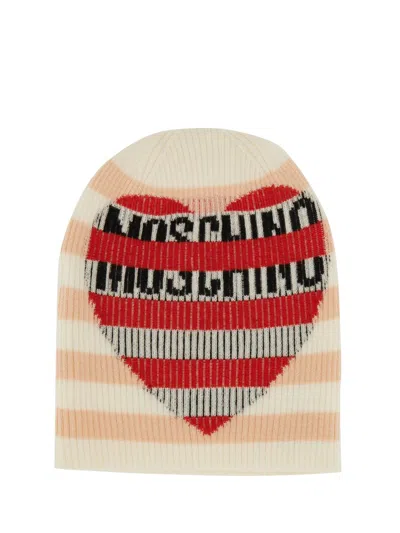 MOSCHINO WOOL CAP WITH LOGO