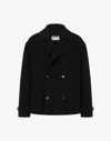 Moschino Blazer Featuring Notched Lapels And Button Detailing In Black