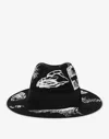 Moschino Wool Bucket Hat In Black