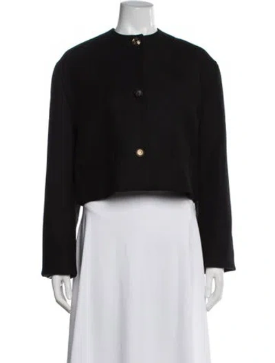 Pre-owned Moschino Wool Jacket In Black