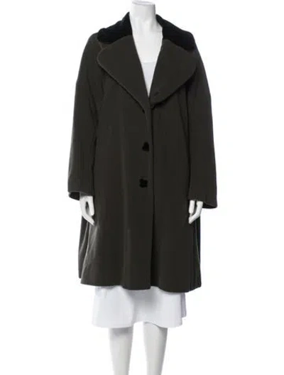 Pre-owned Moschino Wool Jacket In Green