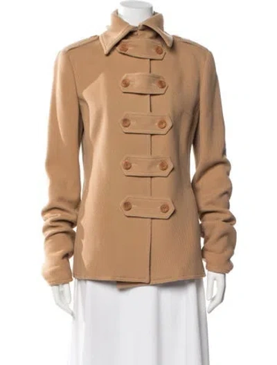 Pre-owned Moschino Wool Jacket In Neutral