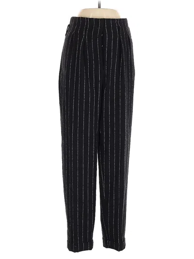 Pre-owned Moschino Wool Pants In Black