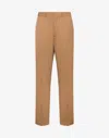Moschino Pinstriped Tailored Trousers In Brown