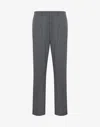Moschino Pinstripe Trousers In Gray