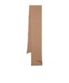 Moschino Wool Scarf In Nude