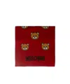 Moschino Wool Scarf In Red