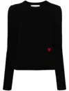 Moschino Black Wool Sweater With Logo