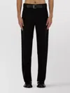Moschino Wool Trousers Featuring Pockets In Black