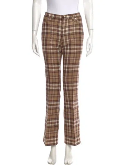 Pre-owned Moschino Wool Wide Leg Pants