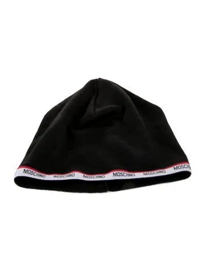 Pre-owned Moschino Wool-blend Hat In Black