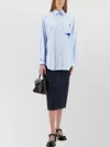Moschino Multicolor Artistic Splash Long Sleeve Shirt