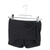 Moschino Wrap Skort In Black Viscose In Black