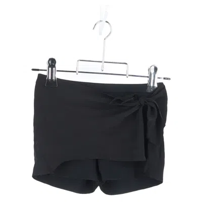 Moschino Wrap Skort In Black Viscose