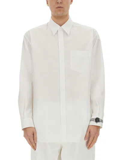 Moschino Couture Wristwatch Print Shirt In White