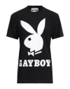 Moschino X Playboy Woman T-shirt Black Size M Cotton In Black