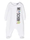 Moschino X Puzzle Bobble Cotton Pajamas In White