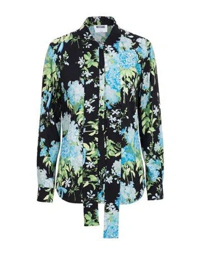 Moschino X Sanderson Woman Shirt Black Size 6 Silk