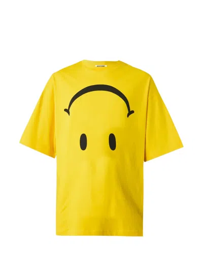 Moschino X Smiley Graphic-print Cotton T-shirt In Red