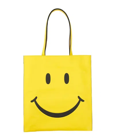 Moschino X Smiley Tote Bag In Yellow