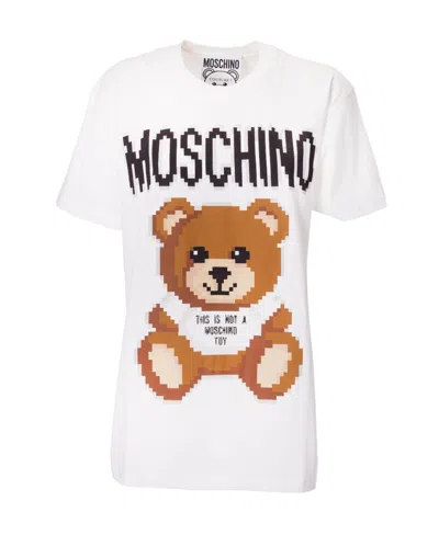 Moschino X The Sims Pixel T-shirt In White