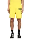 MOSCHINO MOSCHINO YELLOW BERMUDA SHORTS
