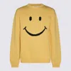 Moschino Men Sweater With Embroidery In Yellow