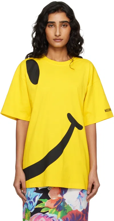 Moschino Yellow Smiley T-shirt