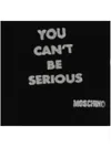 Moschino You Can't Be Serious Scarf In Black