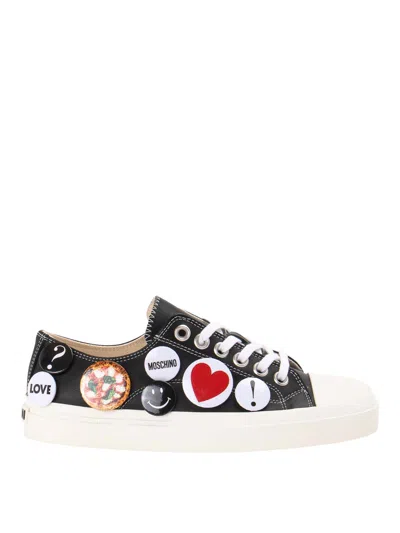 Moschino Sneakers In Black