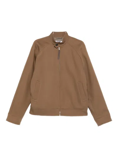 Moschino Zip-fastenning Bomber Jacket In Brown