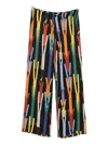 Moschino Tailored Classic Pants With Structured Silhouette In Multi