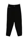 Moschino Zip-pocket Cuffed Trousers In Black